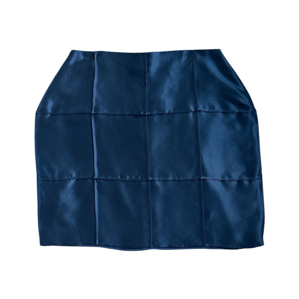 Fendi Silk Faille Paneled Bubble Skirt